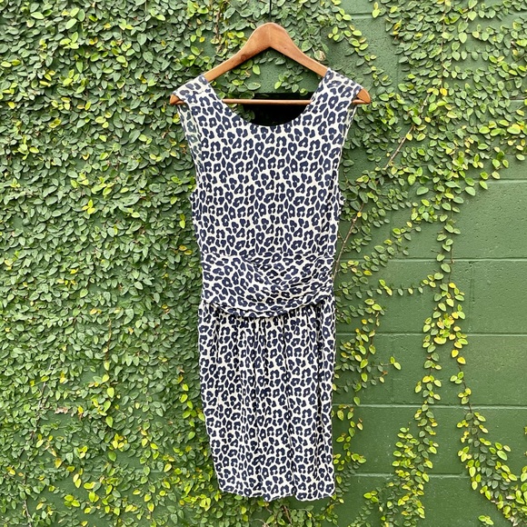 3.1 Philip Lim Leopard Print Silk Dress Size 8 - Picture 2 of 9